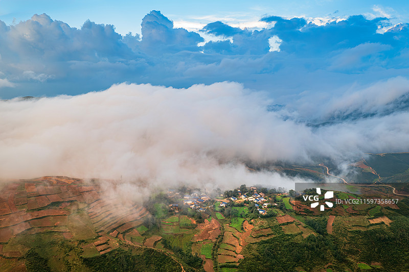 四川大凉山风光图片素材