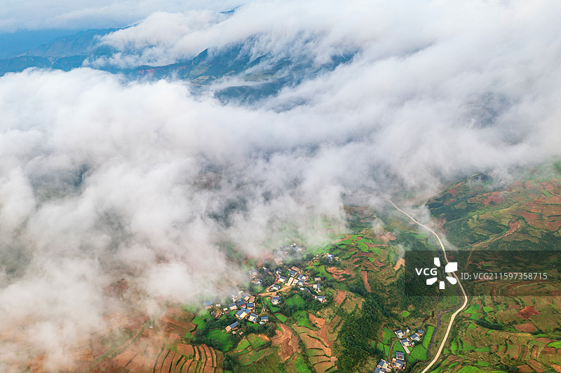 四川大凉山风光图片素材