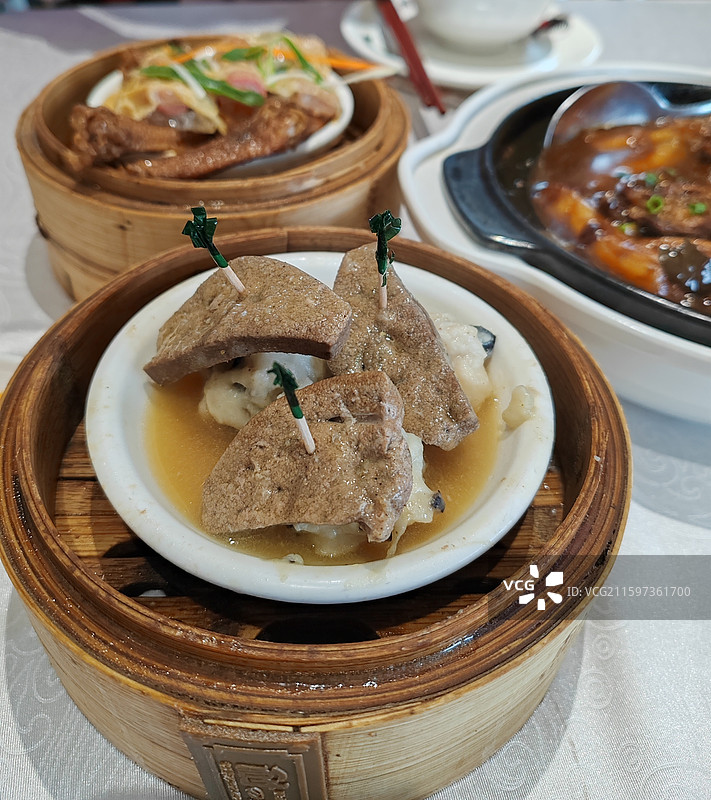 猪肝烧麦图片素材