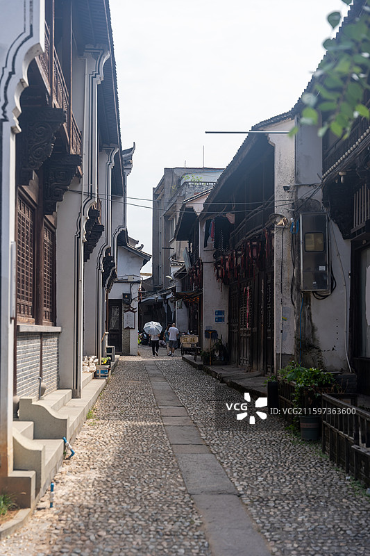 佛堂古镇老街图片素材