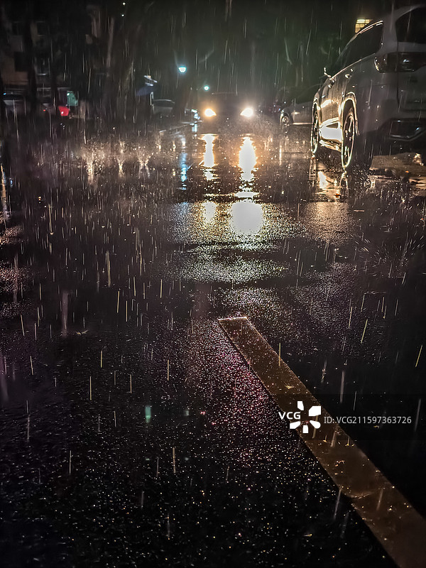 雨夜图片素材