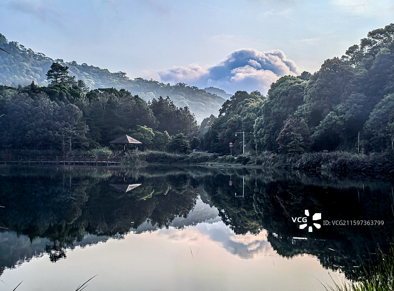 镜湖云岫图片素材