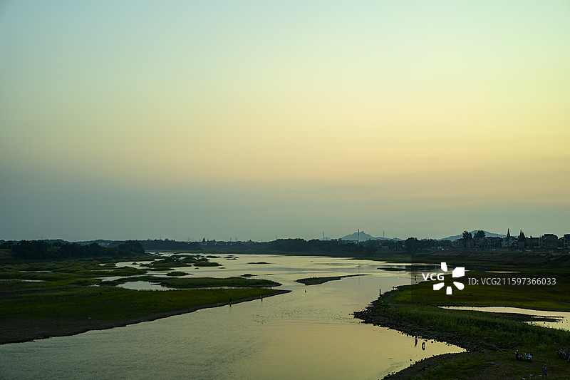 宁静的乐安江图片素材