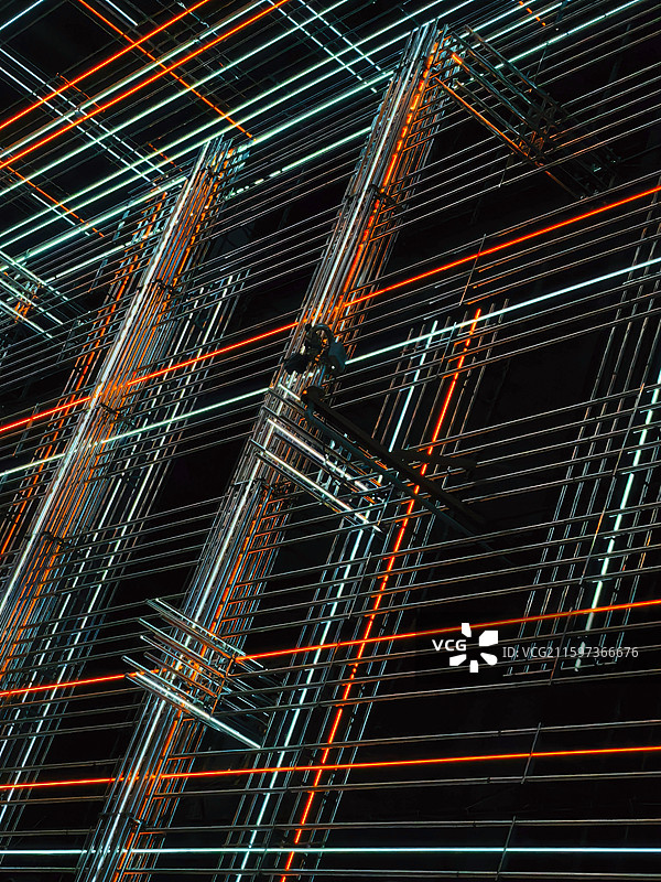 线条与霓虹的浪漫！赛博朋克风的极致美学暴击图片素材