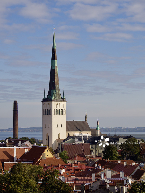 爱沙尼亚塔林Tallinn古城建筑图片素材