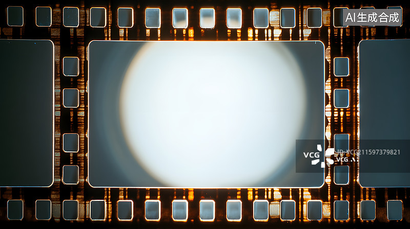 【AI数字艺术】电影胶片特写图片素材