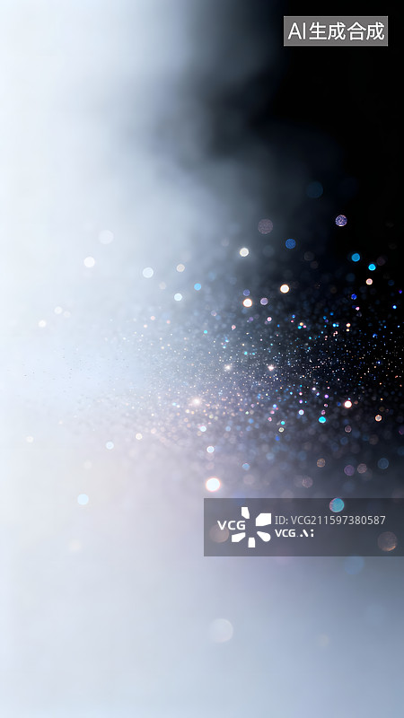 【AI数字艺术】黑与白弥散渐变亮闪颗粒背景图片素材
