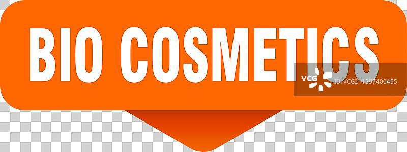 生物化妆品贴纸 生物化妆品标志图片素材