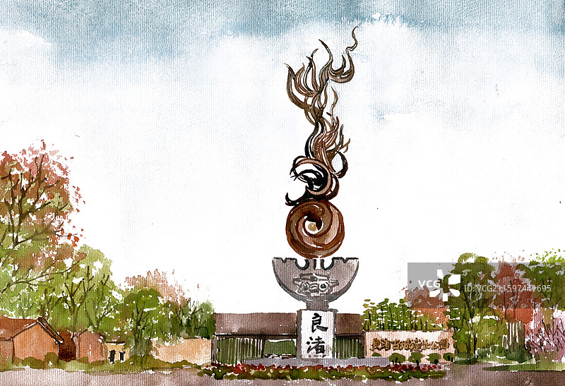 良渚文化遗址公园图片素材