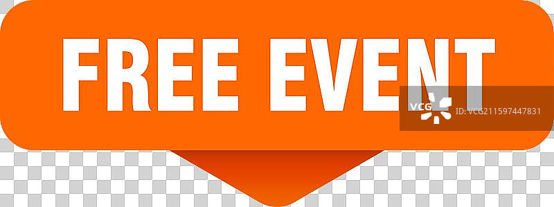 免费活动贴纸 免费活动标志 透明图片素材