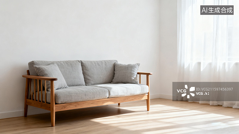 【AI数字艺术】中式沙发设计图片素材