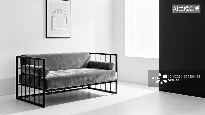 【AI数字艺术】中式沙发设计图片素材