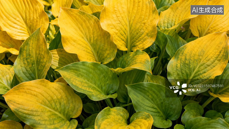 【AI数字艺术】金叶植物特写图片素材