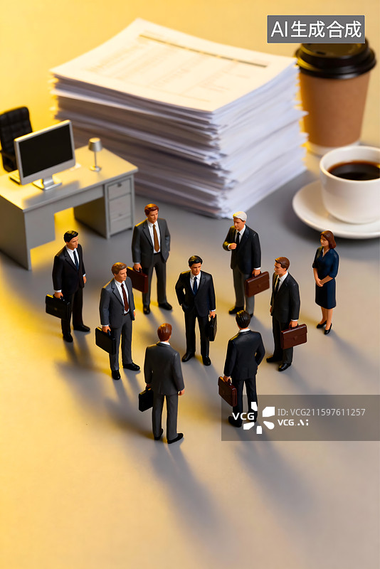 【AI数字艺术】商业精英 金融大亨图片素材