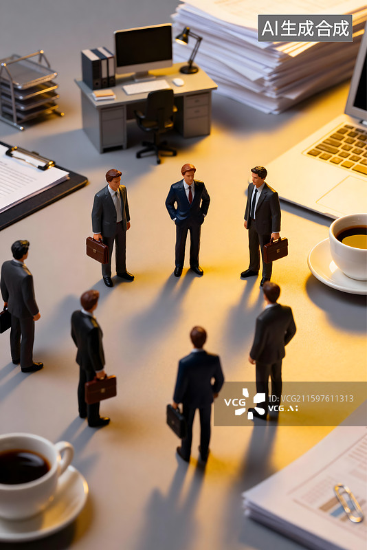 【AI数字艺术】商业精英 金融大亨图片素材