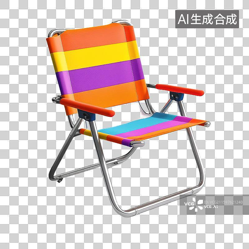 【AI数字艺术】椅子，露营躺椅图片素材