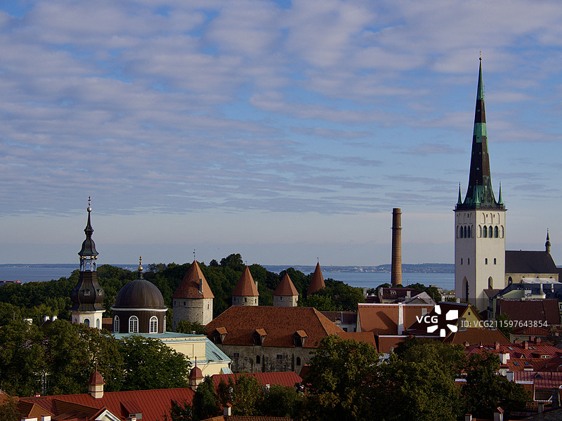 爱沙尼亚塔林古城Tallinn Old Town, Estonia图片素材