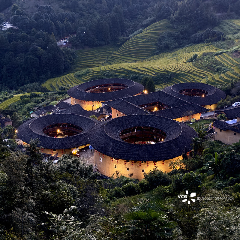 福建南靖土楼图片素材