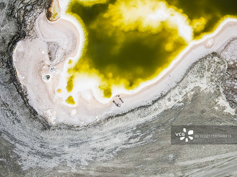大柴旦翡翠湖图片素材