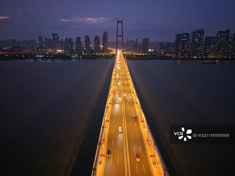 武汉杨泗港长江大桥图片素材