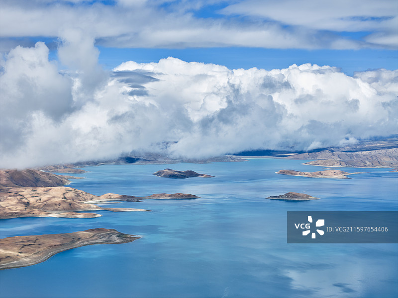 西藏拉昂错图片素材