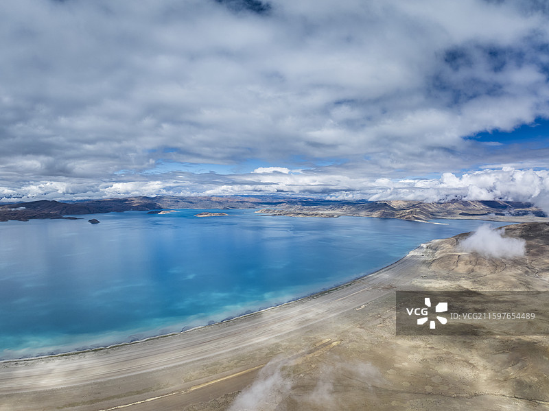 西藏拉昂错图片素材