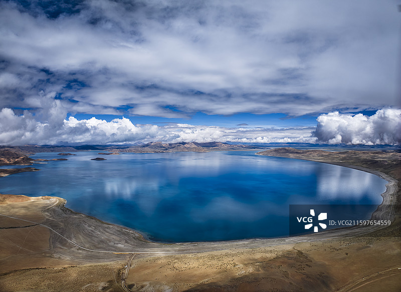 西藏拉昂错图片素材