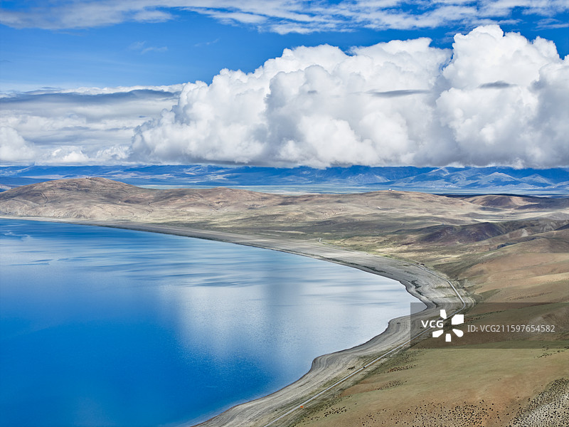 西藏拉昂错图片素材