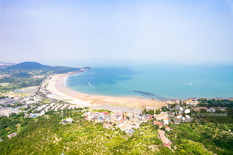 山东青岛崂山仰口风景图片素材