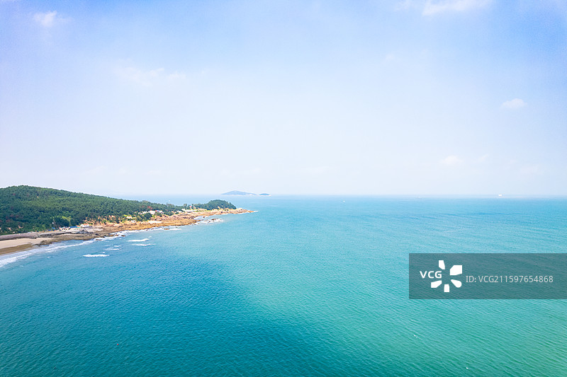 山东青岛崂山仰口风景图片素材