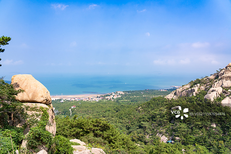 山东青岛崂山仰口风景图片素材