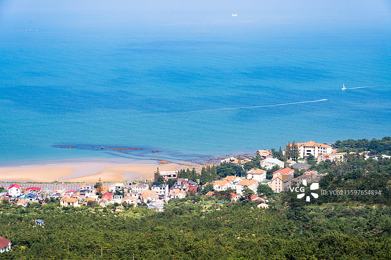 山东青岛崂山仰口风景图片素材