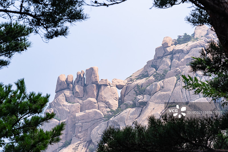 山东青岛崂山仰口风景图片素材