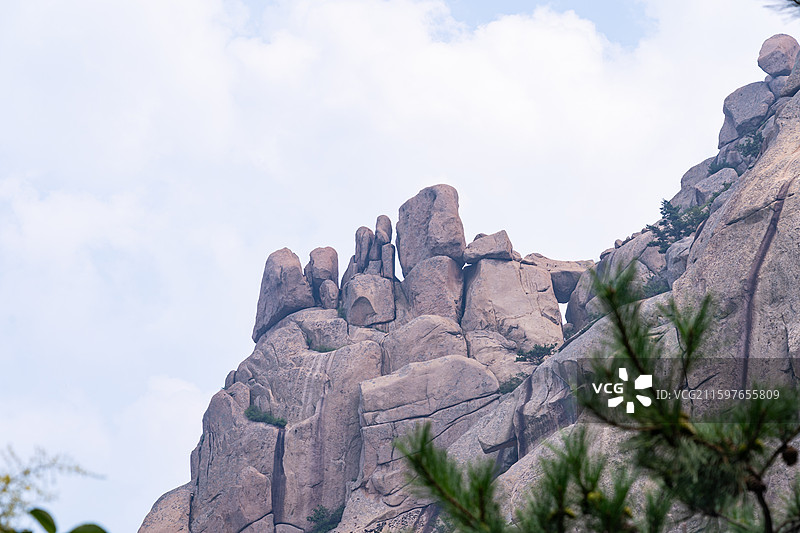 山东青岛崂山仰口风景图片素材
