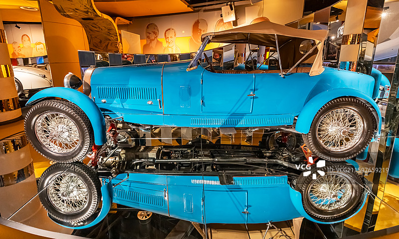 北京汽车博物馆~老爷车~布加迪T-38A图片素材