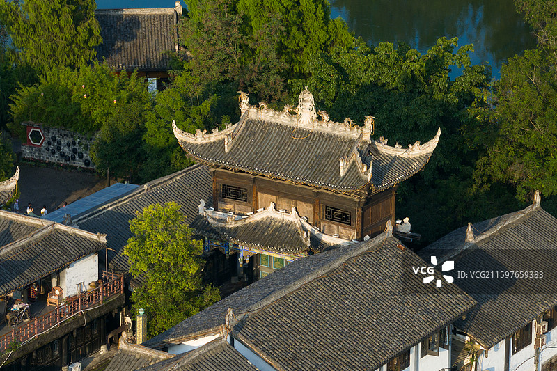 龙凤古镇图片素材