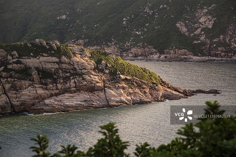 石澳黄昏 浪漫时光图片素材