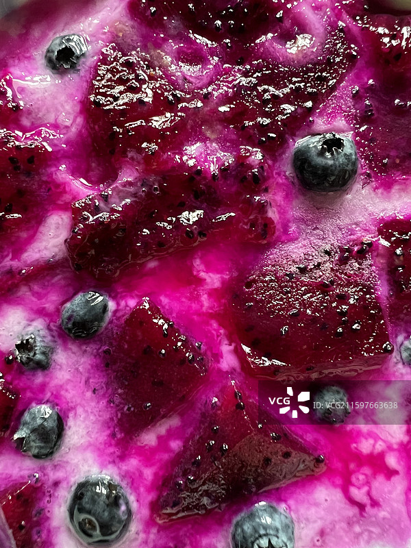 蓝莓火龙果图片素材