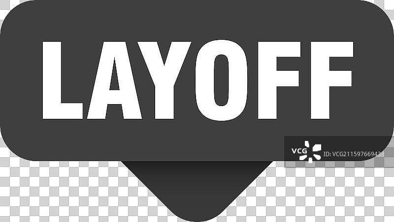 裁员贴纸 裁员标志（透明背景）图片素材