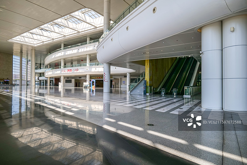 山东国际会展中心内景图片素材