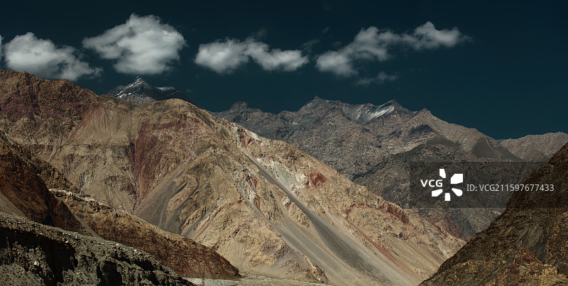 戈壁雄峰，喀什图片素材