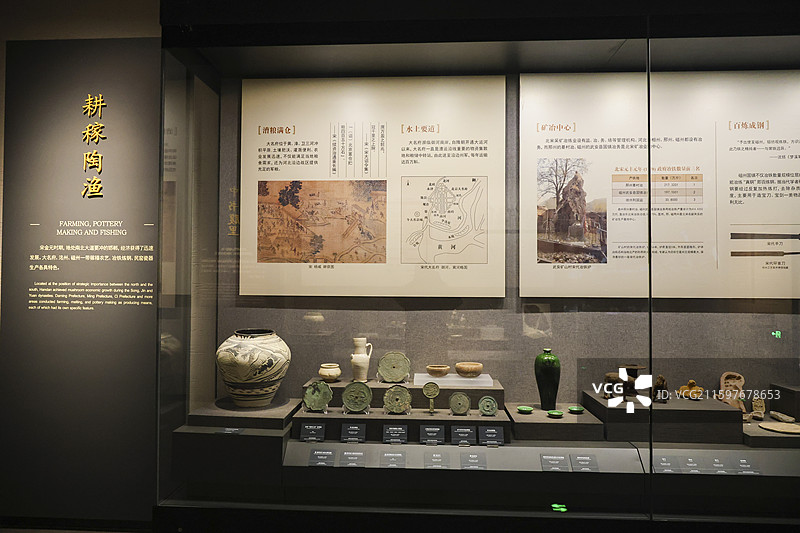 邯郸市博物馆甘丹风华邯郸历史文化陈列部分展品和场景图片素材