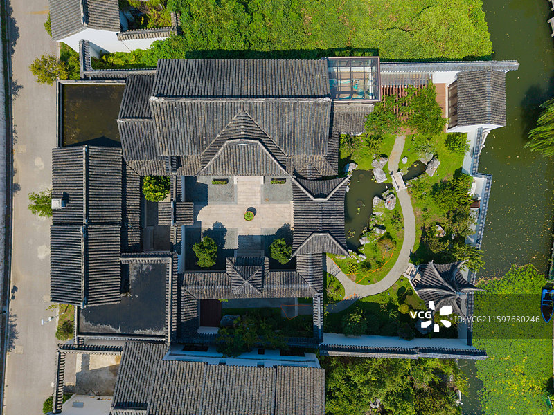 苏州西山风景区凤凰台建筑环境之美！图片素材