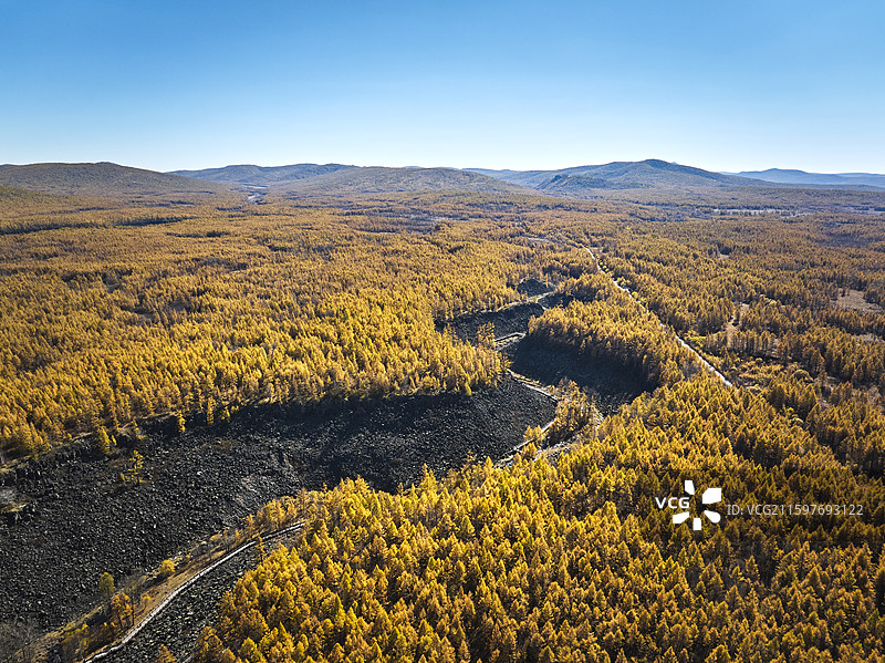阿尔山大峡谷图片素材