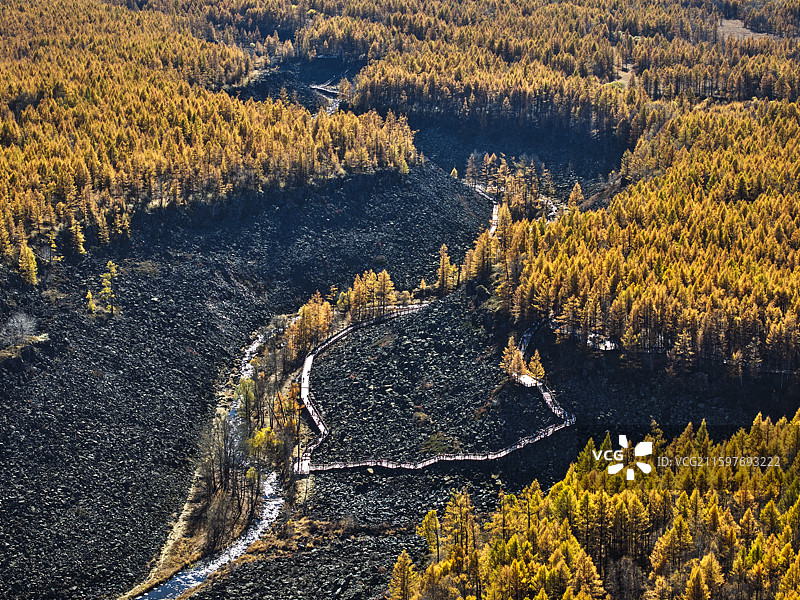 阿尔山大峡谷图片素材