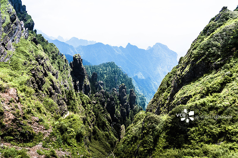 湖北神农架板壁岩景区图片素材