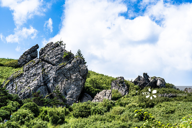 湖北神农架板壁岩景区图片素材