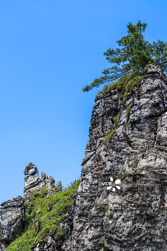 湖北神农架板壁岩景区图片素材