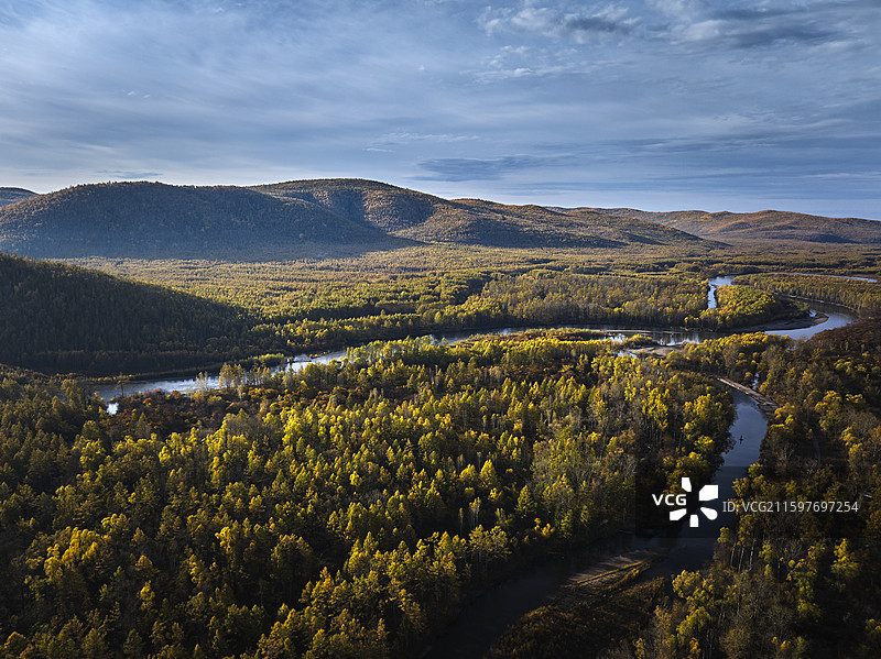 内蒙古根河源国家森林公园图片素材
