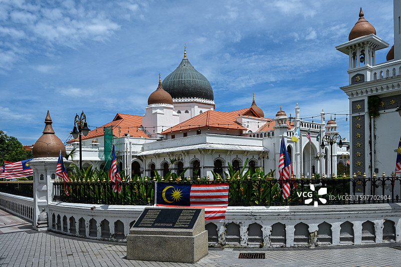 世界遗产马来西亚槟城乔治镇历史建筑图片素材